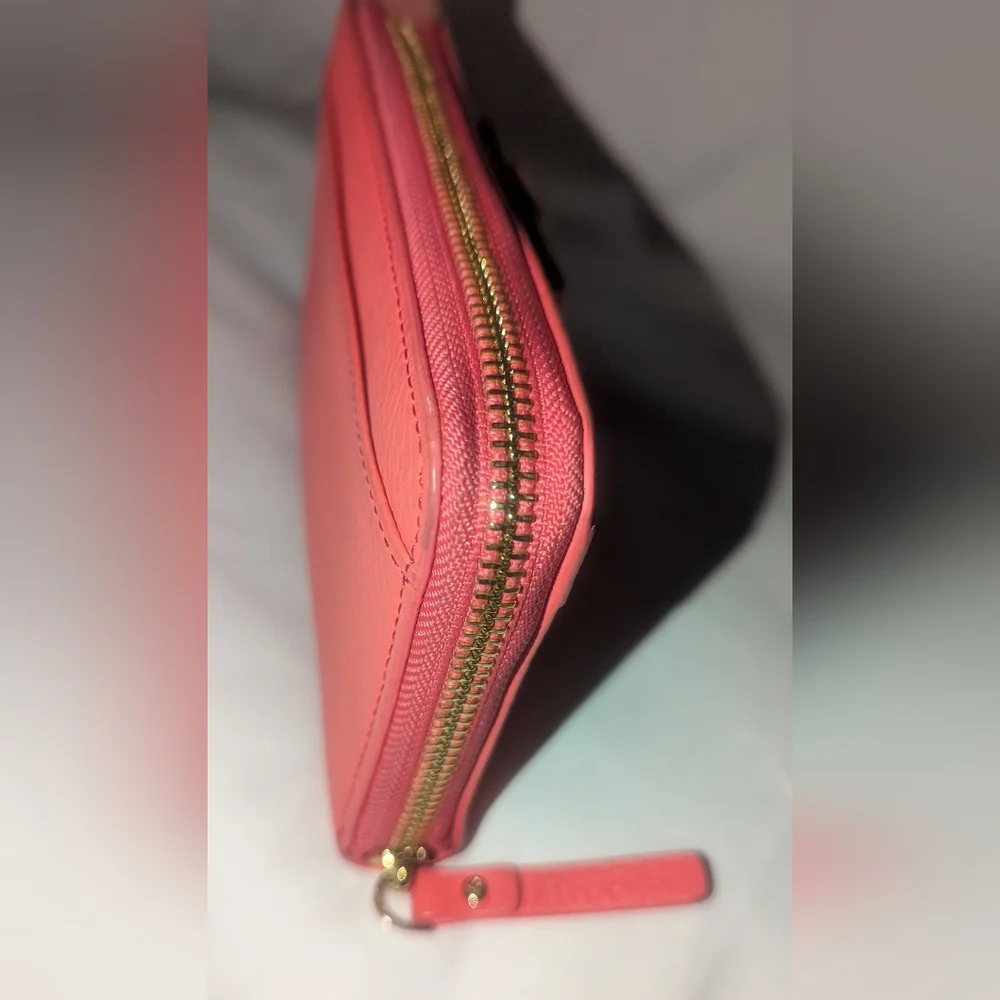 Kate Spade New York Cobble Hill Lacey Zip Around Bright Geranium Wallet